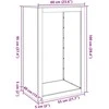 Stovas malkoms, 60x40x100cm, galvanizuotas plienas