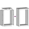 Stovas malkoms, 60x40x100cm, galvanizuotas plienas