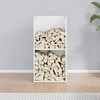 Stovas malkoms, balta, 40x30x80 cm, šaltai valcuotas plienas