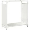 Stovas malkoms, balta, 60x28x65 cm, šaltai valcuotas plienas