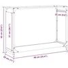 Stovas malkoms, balta, 90x28x65 cm, šaltai valcuotas plienas