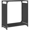 Stovas malkoms, juodos, 60x28x65 cm, šaltai valcuotas plienas