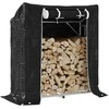 Stovas malkoms su apdangalu nuo lietaus, 100,5x40,5x110,5cm