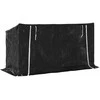 Stovas malkoms su apdangalu nuo lietaus, 200,5x80,5x110,5cm