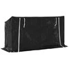 Stovas malkoms su apdangalu nuo lietaus, 200,5x60,5x110,5cm