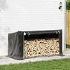 Stovas malkoms su apdangalu nuo lietaus, 200,5x100,5x110,5cm