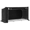 Stovas malkoms su apdangalu nuo lietaus, 200,5x80,5x110,5cm