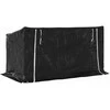 Stovas malkoms su apdangalu nuo lietaus, 200,5x100,5x110,5cm