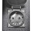 Stovas su Kištukiniais Lizdais Sodui su Šviestuvu, Juodas