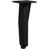 Stovintys kojelės 2 pcs Juoda 40 x 40 x 100 mm Geležis