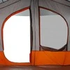 Stovyklavimo palapinė, pilka ir oranžinė, penkiavietė