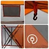 Stovyklavimo palapinė, pilka/oranžinė, keturvietė