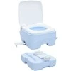 Stovyklavimo tualeto rinkinys 2 pcs Mėlyna ir balta