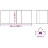 Stovyklavimo uždanga nuo vėjo, žalia, 490x123 cm
