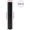 Stretch Film 2 vnt Juoda 17 μm 50 cm x 150 m