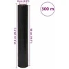 Stretch Film 2 vnt Juoda 30 μm 50 cm x 300 m