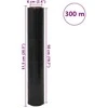 Stretch Film 6 vnt Juoda 30 μm 50 cm x 300 m