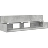 Studijos stalas Betono pilka 130 x 40 x 19,5 cm