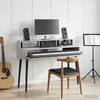 Studijos stalas Betono pilka 152 x 42,5 x 36 cm