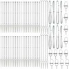 Tvorelės stulpas 52 pcs Pilka 3,2 x 3,2 x 185 cm