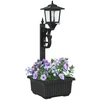 Stulpelis su Gėlynu Juoda 29 x 28 x 74 cm ABS ir PP