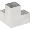 Stulpo sujungimas, 101x101mm, galvanizuotas metalas, Y formos