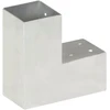 Stulpo sujungimas, 81x81mm, galvanizuotas metalas, L formos