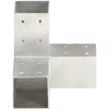 Stulpo sujungimas, 81x81mm, galvanizuotas metalas, Y formos