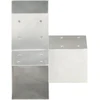 Stulpo sujungimas, 91x91mm, galvanizuotas metalas, Y formos