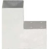 Stulpo sujungimas, 91x91mm, galvanizuotas metalas, L formos