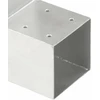 Stulpo sujungimas, 91x91mm, galvanizuotas metalas, L formos