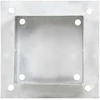 Stulpų pagrindai, 4vnt., galvanizuotas metalas, 121mm