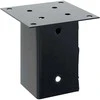 Stulpų pagrindai kvadratiniai, 12vnt., antracito sp., 91x91mm