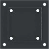 Stulpų pagrindai kvadratiniai, 4vnt., antracito sp., 101x101mm