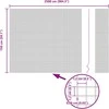 Suvirintas vielos tvora žemės tvirtinimas 25 x 1,5 m Pilka