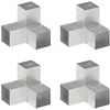 Stulpų sujungimai, 4vnt., 91x91mm, metalas, Y formos