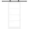 Slankios durys ORKDAL Balta ir juoda 93 x 202 cm