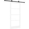 Slankios durys ORKDAL Balta ir juoda 93 x 202 cm