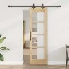 Slankios durys ORKDAL Natūrali ir juoda 61 x 198,5 cm