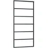Stumdomos durys su įrangos rinkiniu, 90x205cm, ESG ir aliuminis