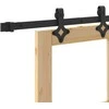 Slankios durys ORKDAL 93 x 202 cm Natūrali ir juoda