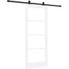 Slankios durys ORKDAL Balta ir juoda 83 x 202 cm