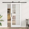 Slankios durys ORKDAL Balta ir juoda 83 x 202 cm