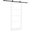 Slankios durys ORKDAL Balta ir juoda 93 x 202 cm