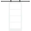 Slankios durys ORKDAL Balta ir juoda 93 x 202 cm
