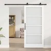 Slankios durys ORKDAL Balta ir juoda 93 x 202 cm