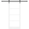 Slankios durys Balta ir juoda 93 x 211 cm