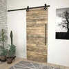Stumdomų durų įrangos rinkinys SKIEN, juodas, 200cm plienas