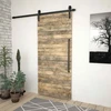 Stumdomų durų įrangos rinkinys SKIEN, juodas, 183cm plienas