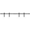 Stumdomų spintelės durelių rinkinys, 152cm, anglies plienas